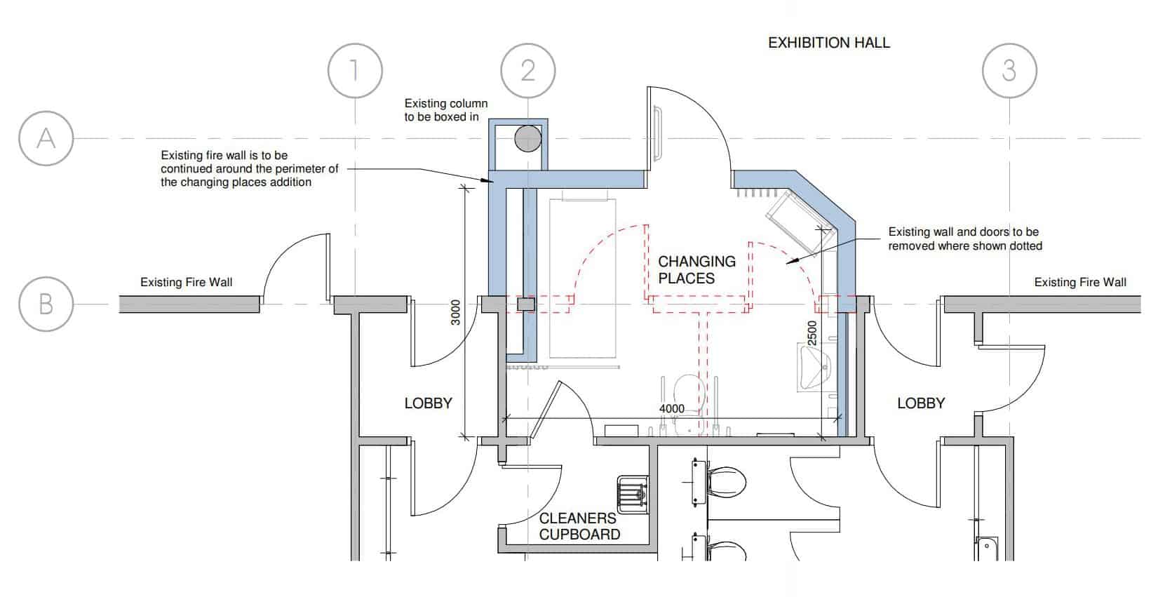 Changing Places Toilet Floorplan