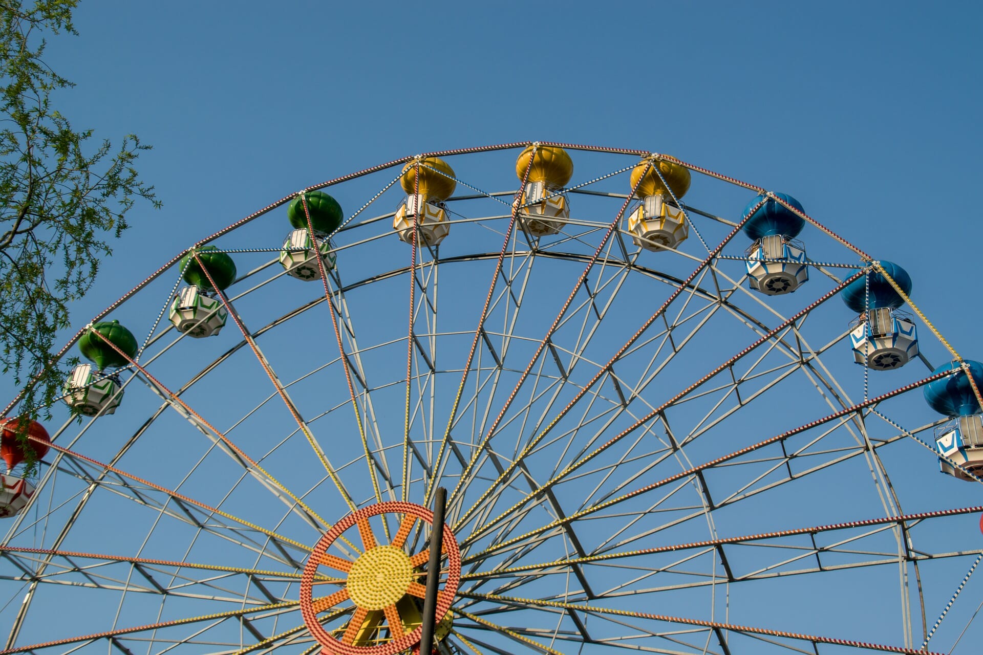 ferris wheel at a leisure attraction