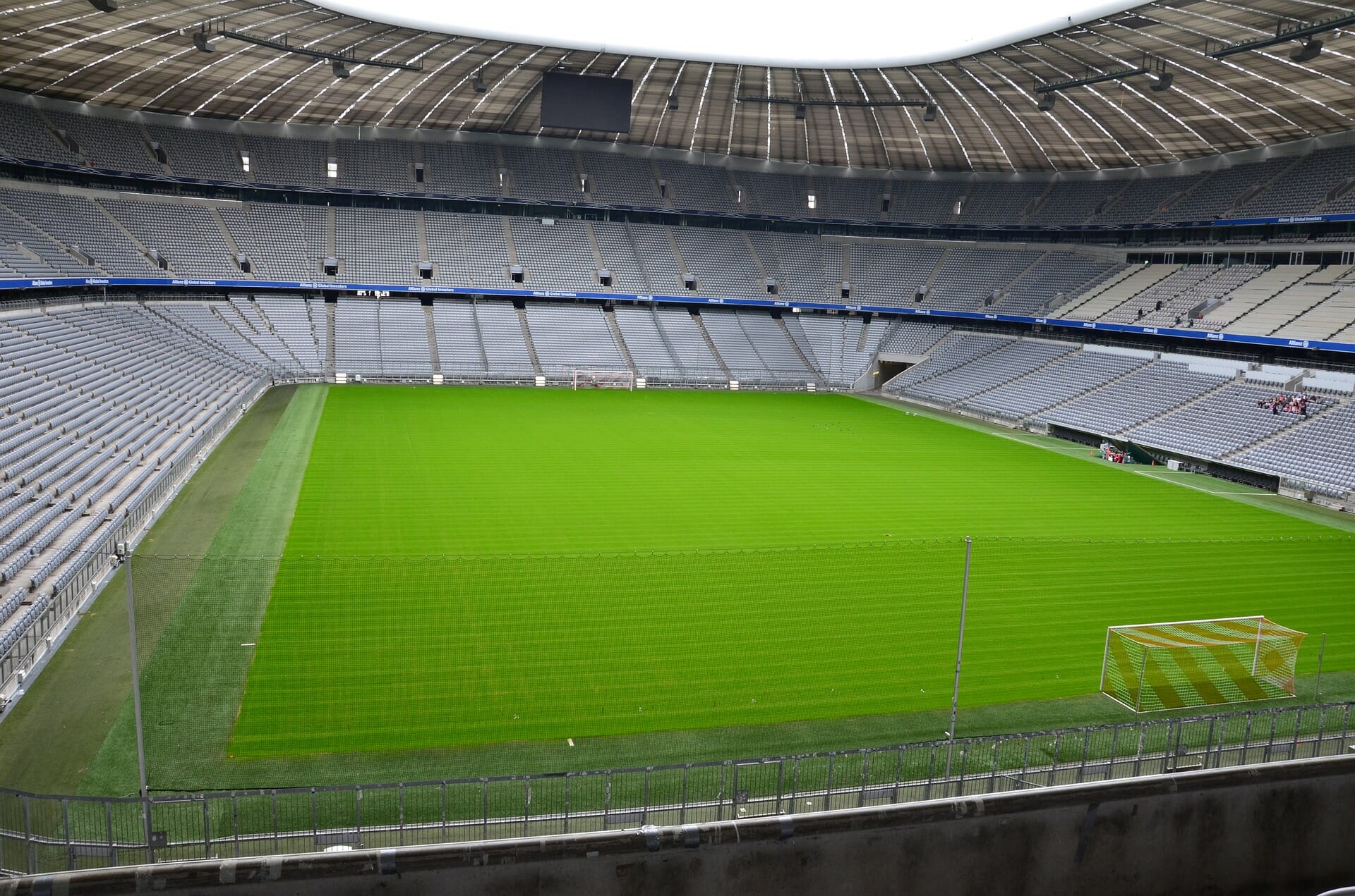 Image of a pitch showing how to make sports stadium more accessible