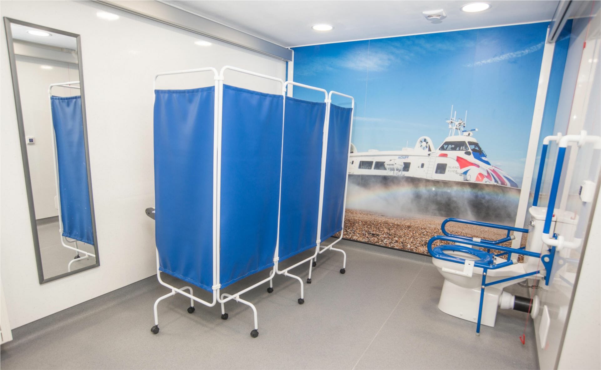 Newly Adapted Changing Places at Hovertravel