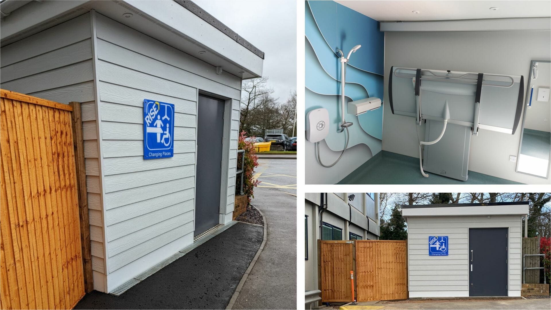 image of modular Changing Places toilet pod at Frimley Park Hospital