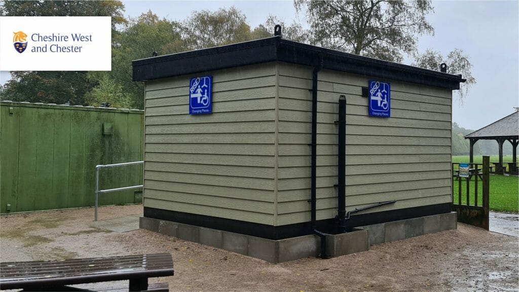 Modular Changing Places Toilet at Marbury Country Park