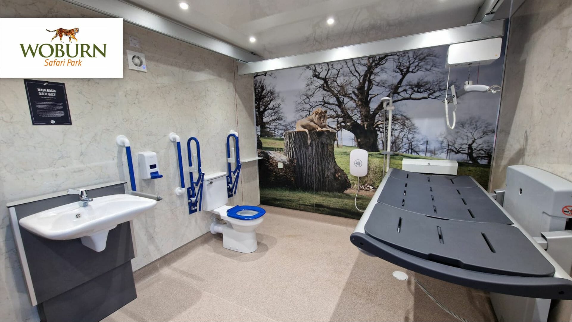 New modular Changing Places toilet at Woburn Safari Park