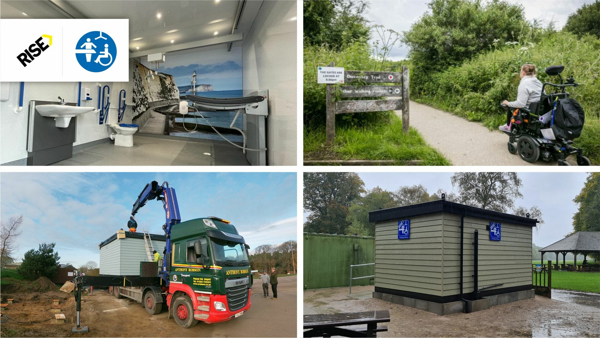 Changing Places Toilets in Country Parks & Open Spaces