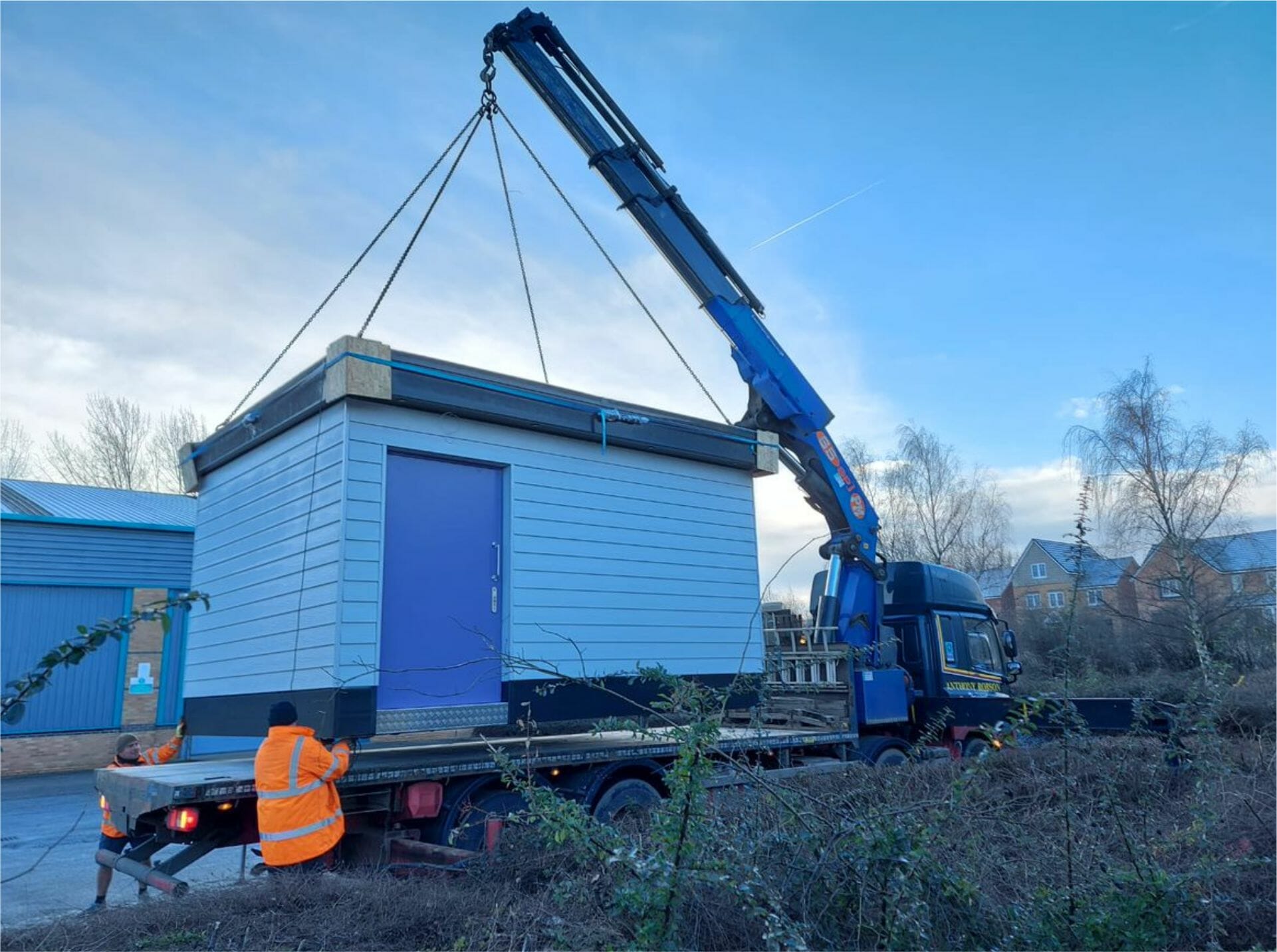 Delivery of Silloth Council's new Changing Places facility