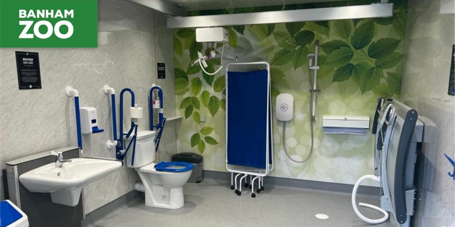 Modular Changing Places toilet, Banham Zoo