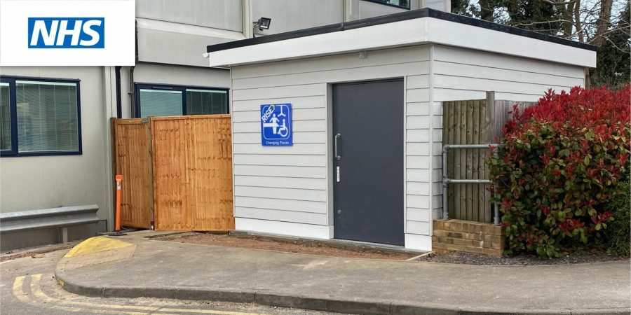 New modular Changing Places toilet at Frimley Park Hospital