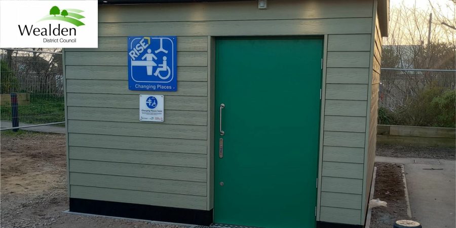 Modular Changing Places at Sean Road, car park, Pevensey Bay