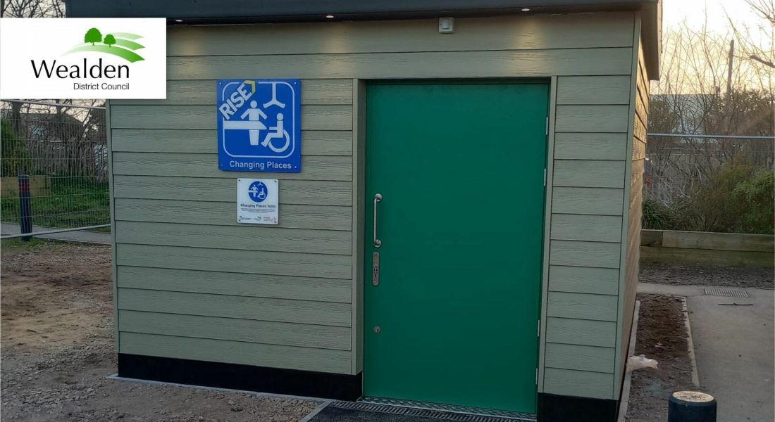 Modular Changing Places at Sean Road, car park, Pevensey Bay