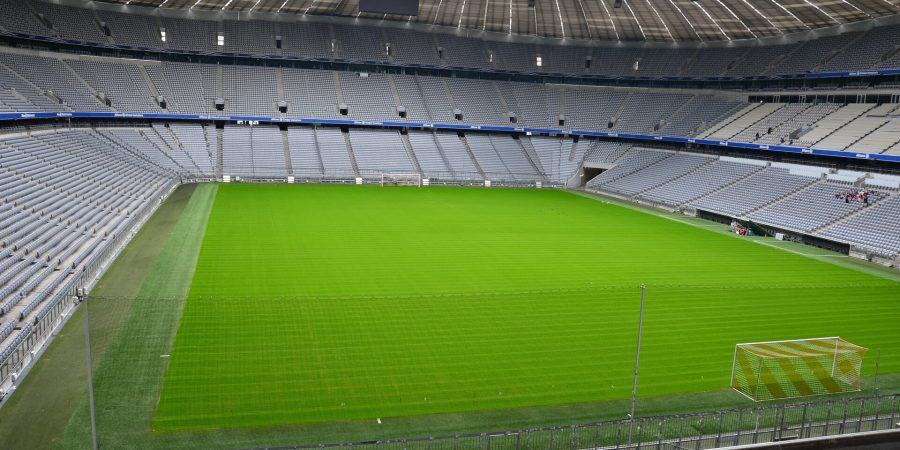Image of a pitch showing how to make sports stadium more accessible